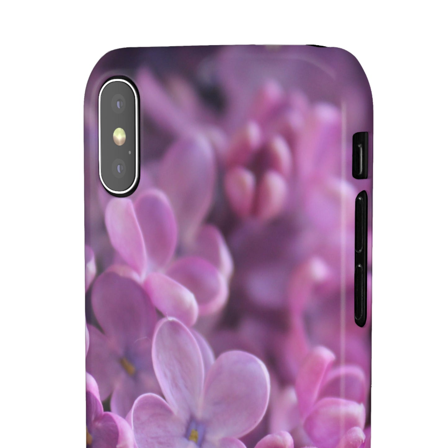 Snap Cases – Vibrant Purple Blossom Design for a Personalized Touch