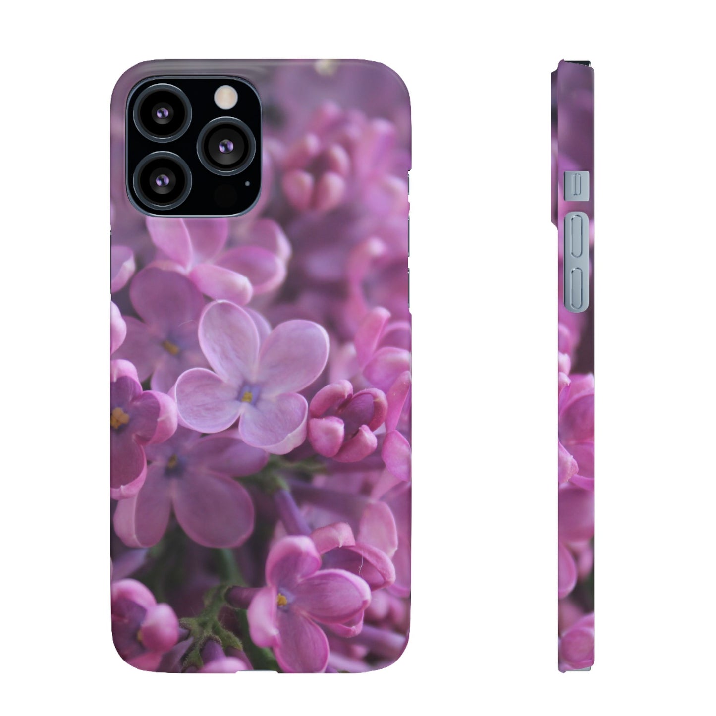 Snap Cases – Vibrant Purple Blossom Design for a Personalized Touch