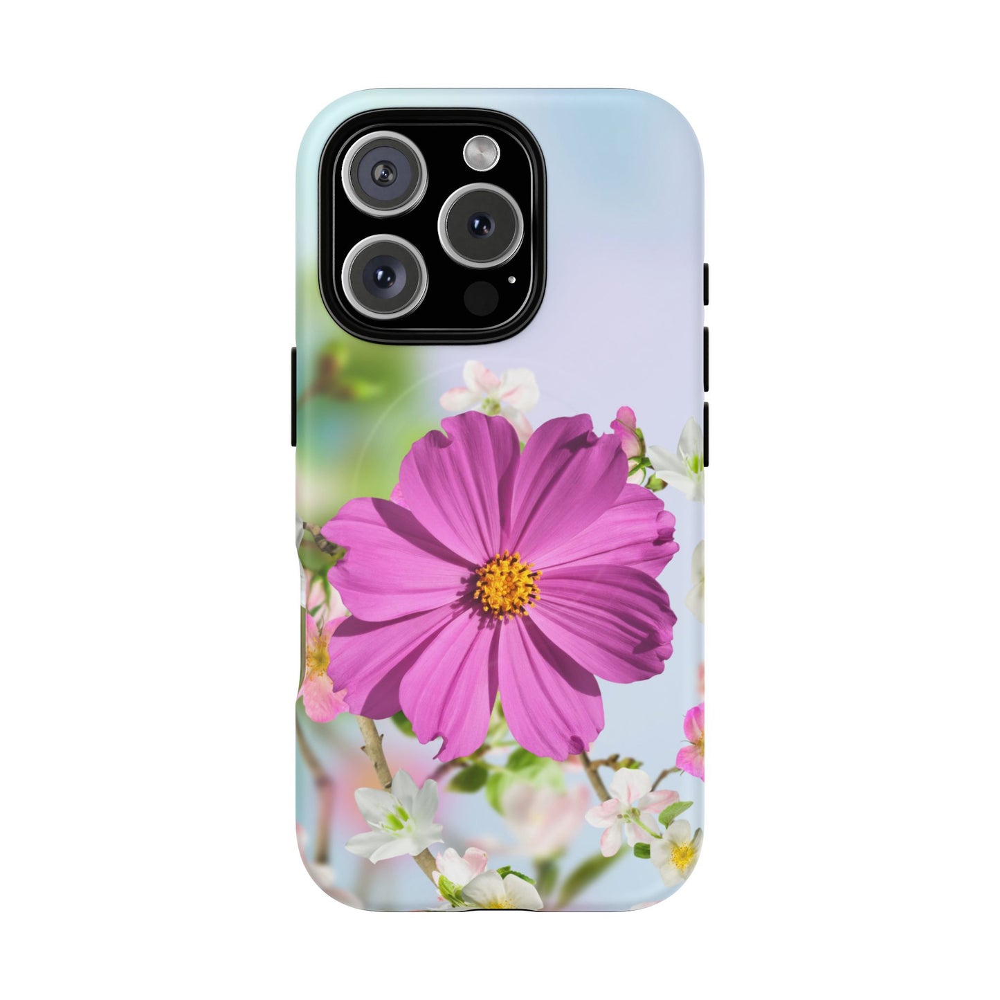 Tough Magnetic Phone Case - Vibrant Flower Design for Nature Lovers