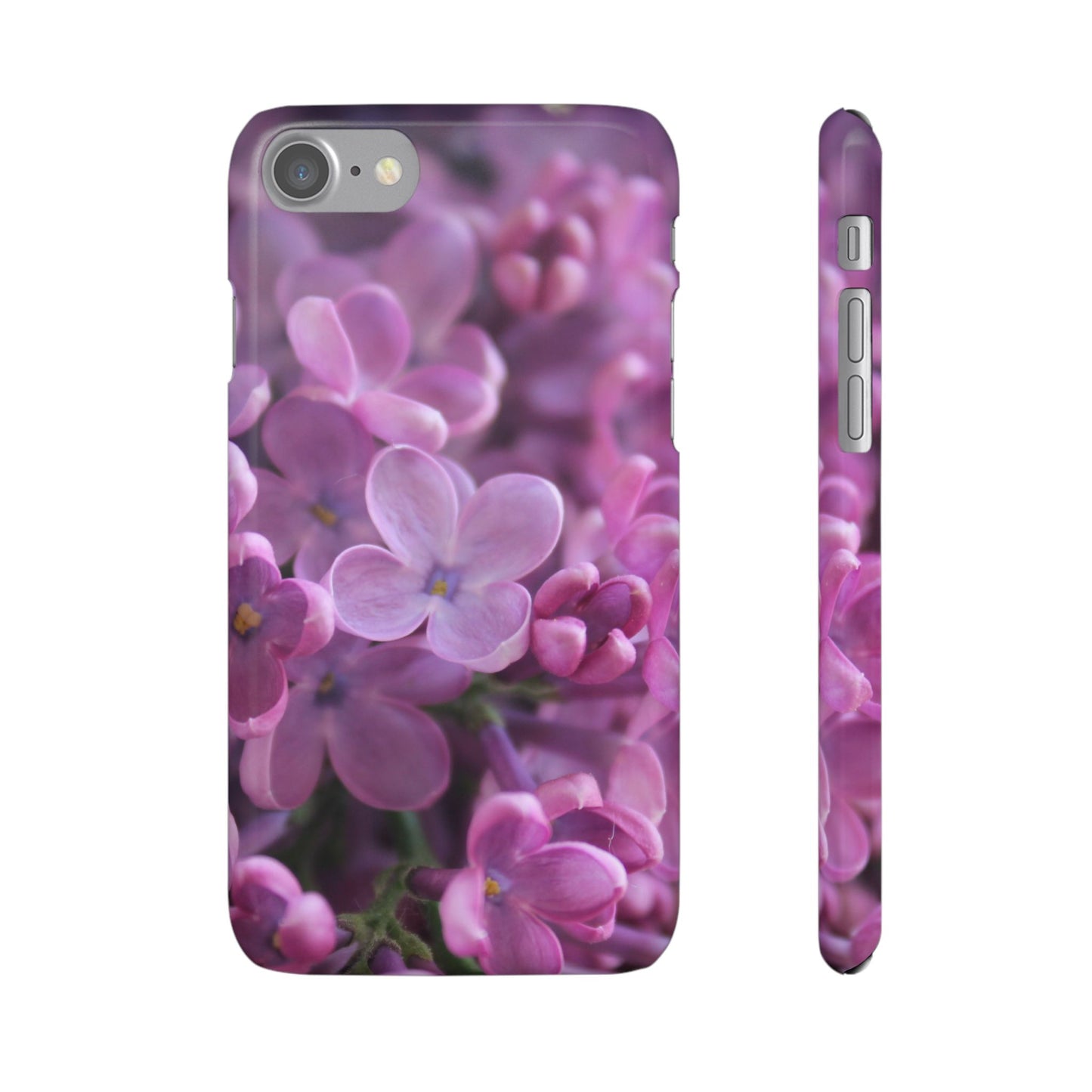 Snap Cases – Vibrant Purple Blossom Design for a Personalized Touch