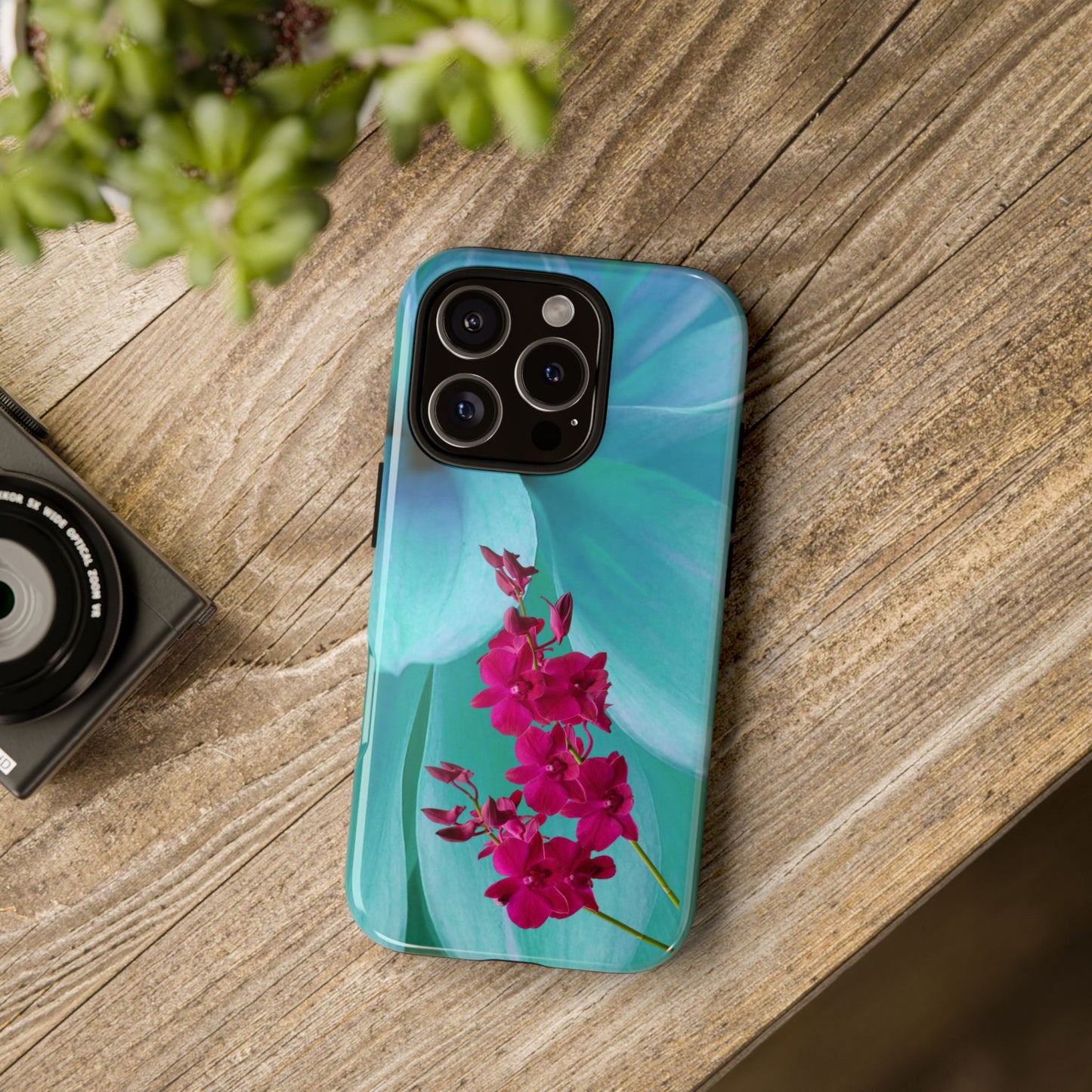 Tough Phone Case - Elegant Orchid Design