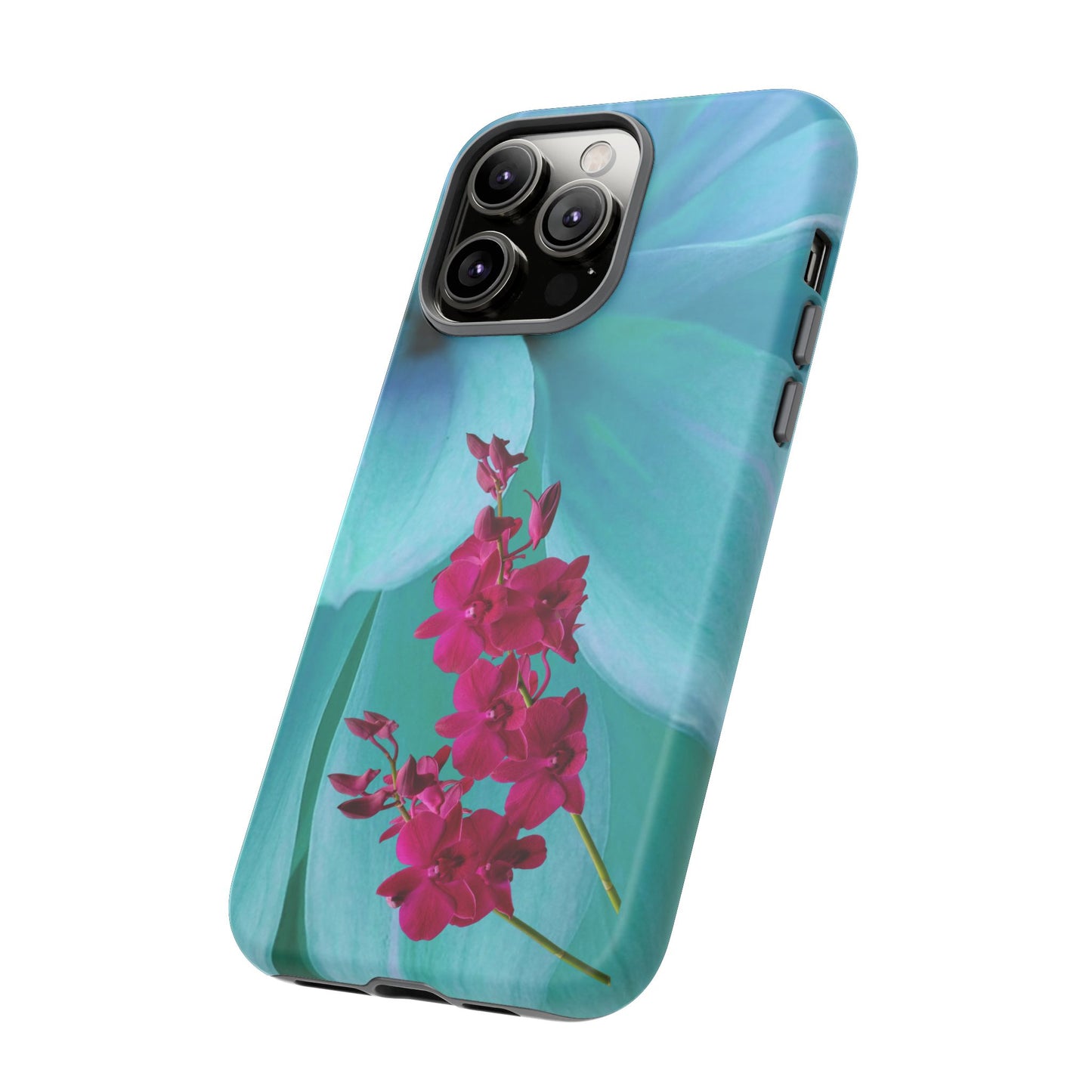 Tough Phone Case - Elegant Orchid Design