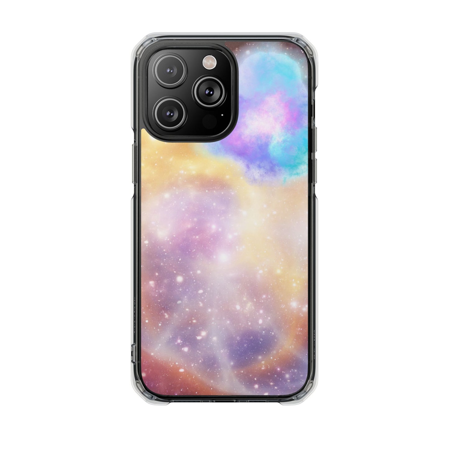 Magnetic Clear Phone Case - Cosmic Colors