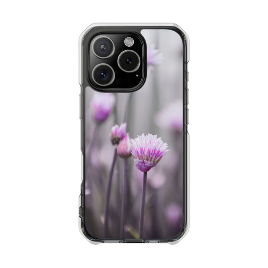 Magnetic Clear Impact Case - Protective Phone Case with Nature Design