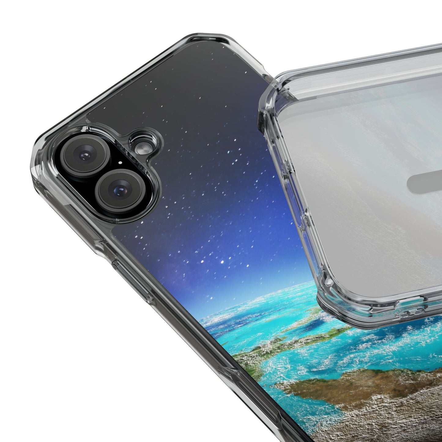 Magnetic Clear Impact Case - Galaxy Earth