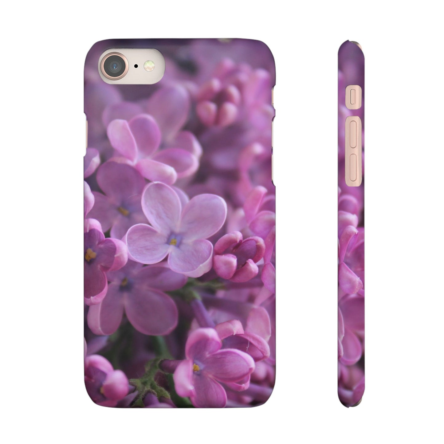 Snap Cases – Vibrant Purple Blossom Design for a Personalized Touch