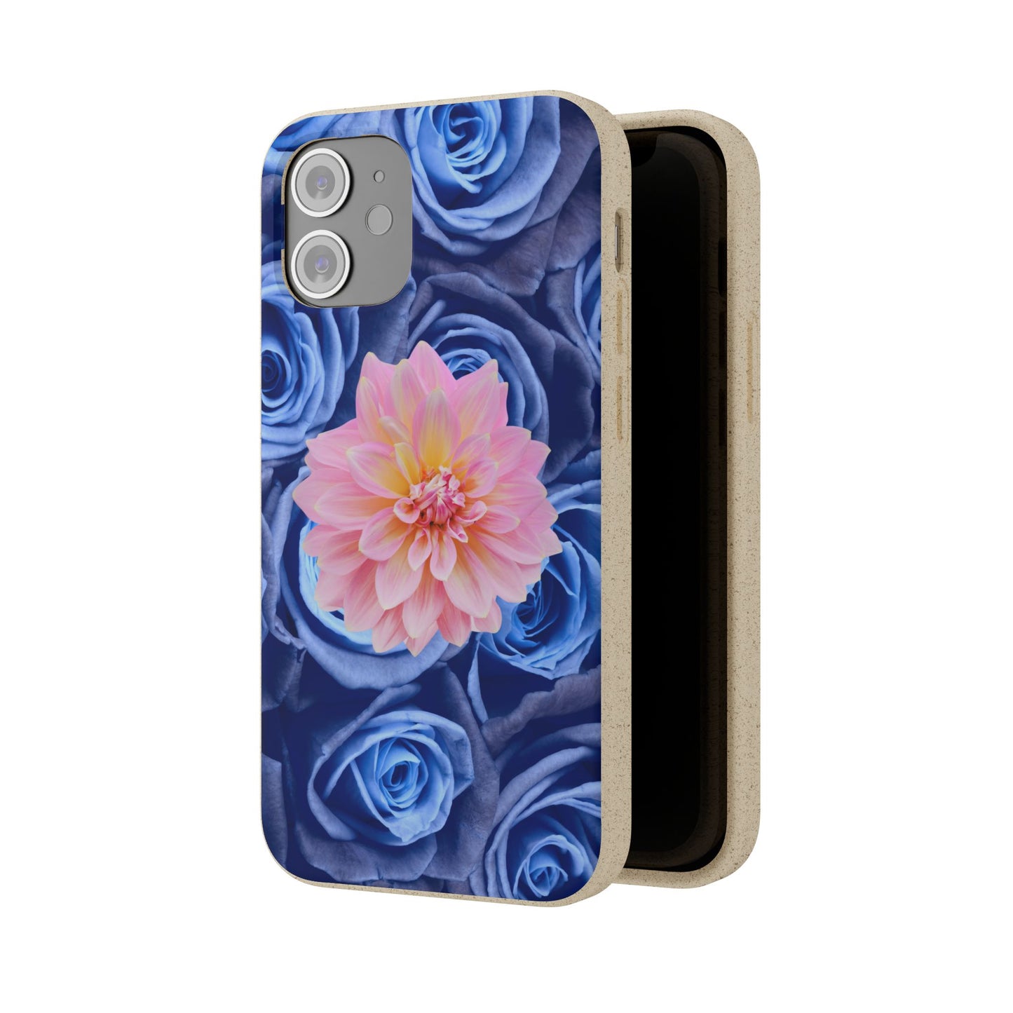 Biodegradable Cases- Blue Roses Design