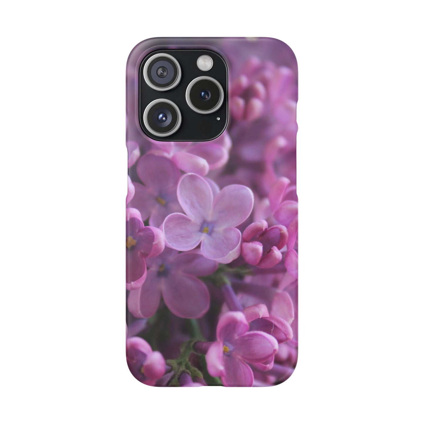 Snap Cases – Vibrant Purple Blossom Design for a Personalized Touch