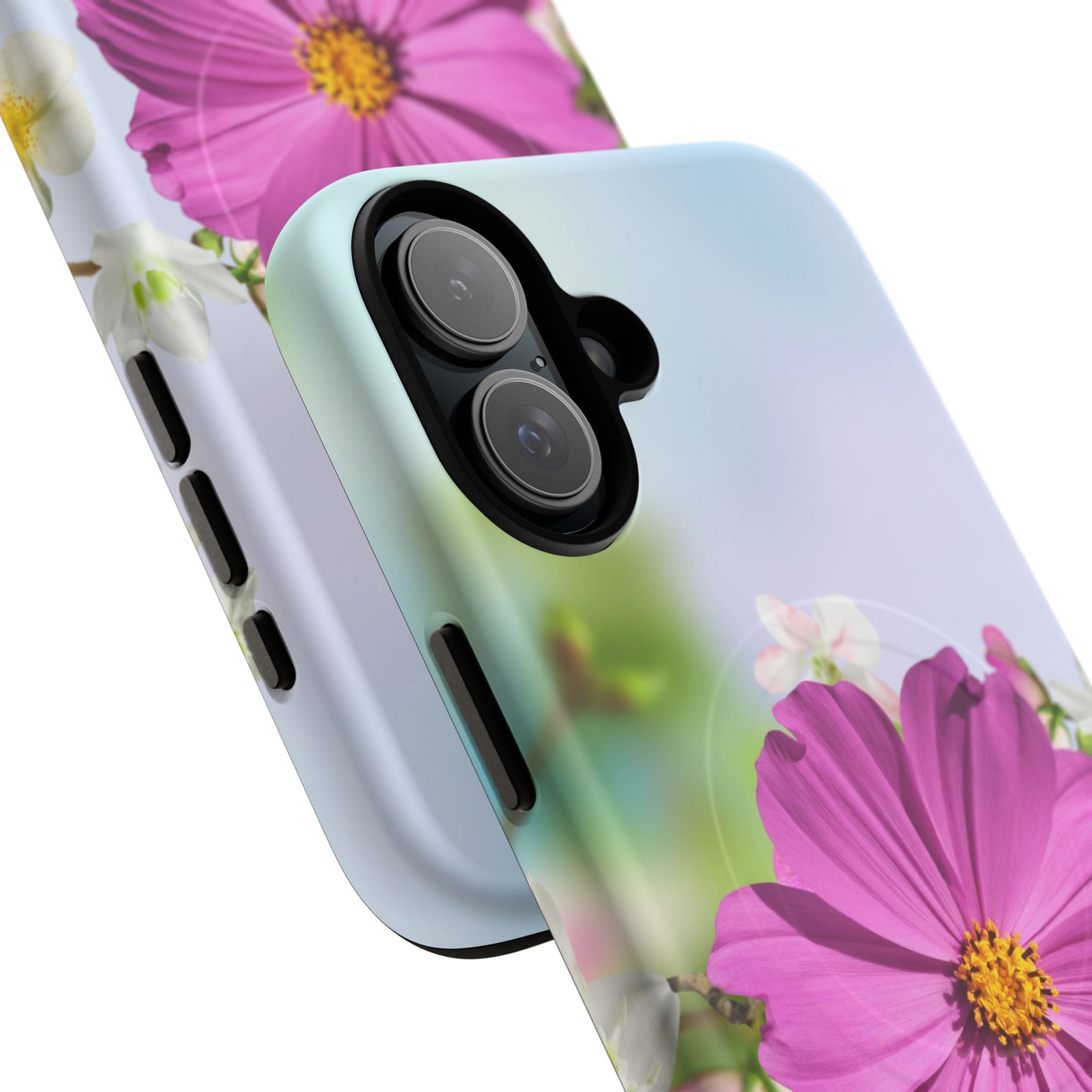 Tough Magnetic Phone Case - Vibrant Flower Design for Nature Lovers