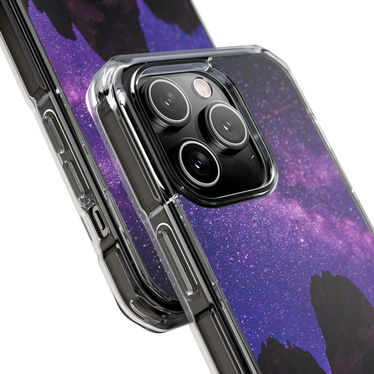 Magnetic Clear Impact Case- Stunning Starry Design