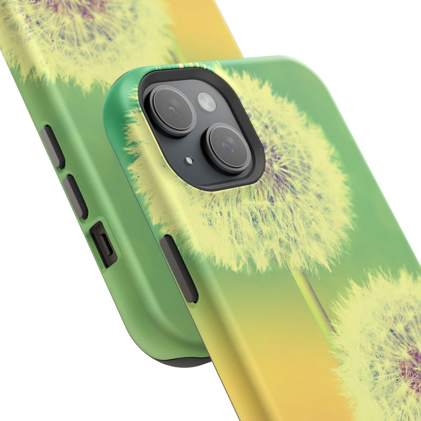 Impact-Resistant Phone Case - Whimsical Dandelion