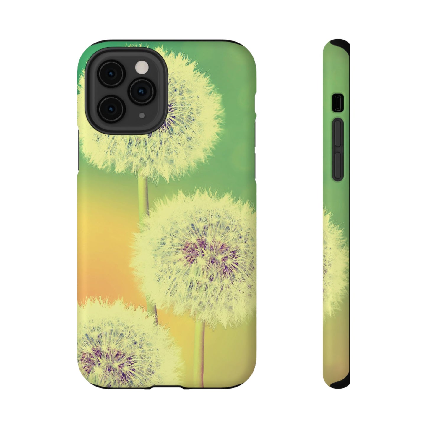 Impact-Resistant Phone Case - Whimsical Dandelion