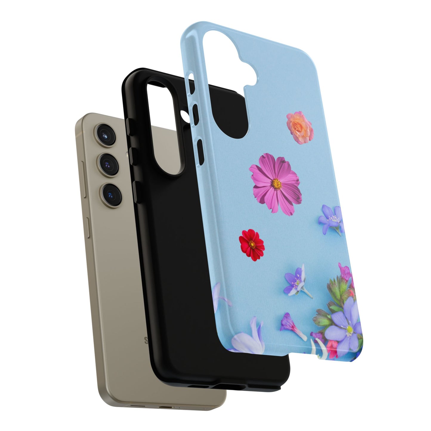 Tough Phone Case - Colorful Flower Design for Spring & Summer