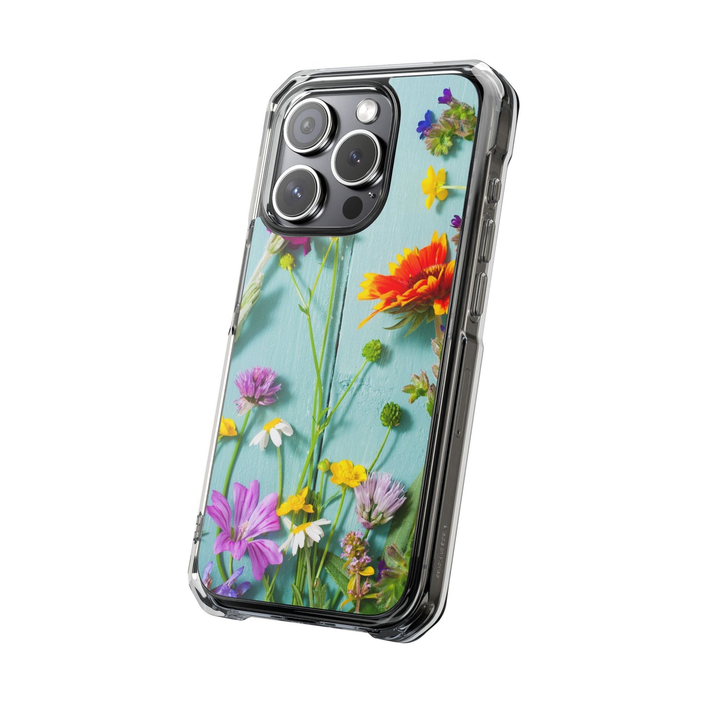 Magnetic Clear Impact Cases- Blossom Field