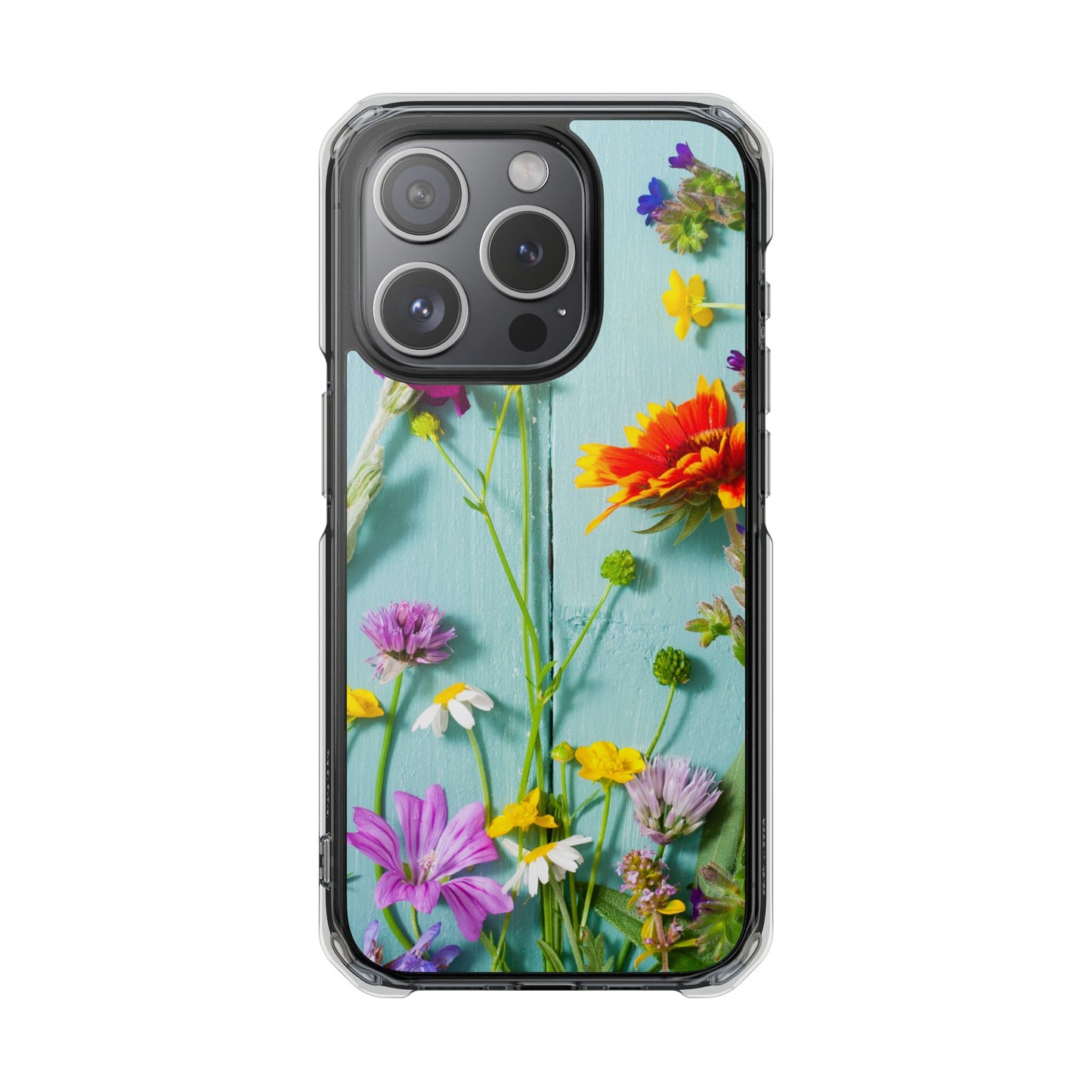 Magnetic Clear Impact Cases- Blossom Field