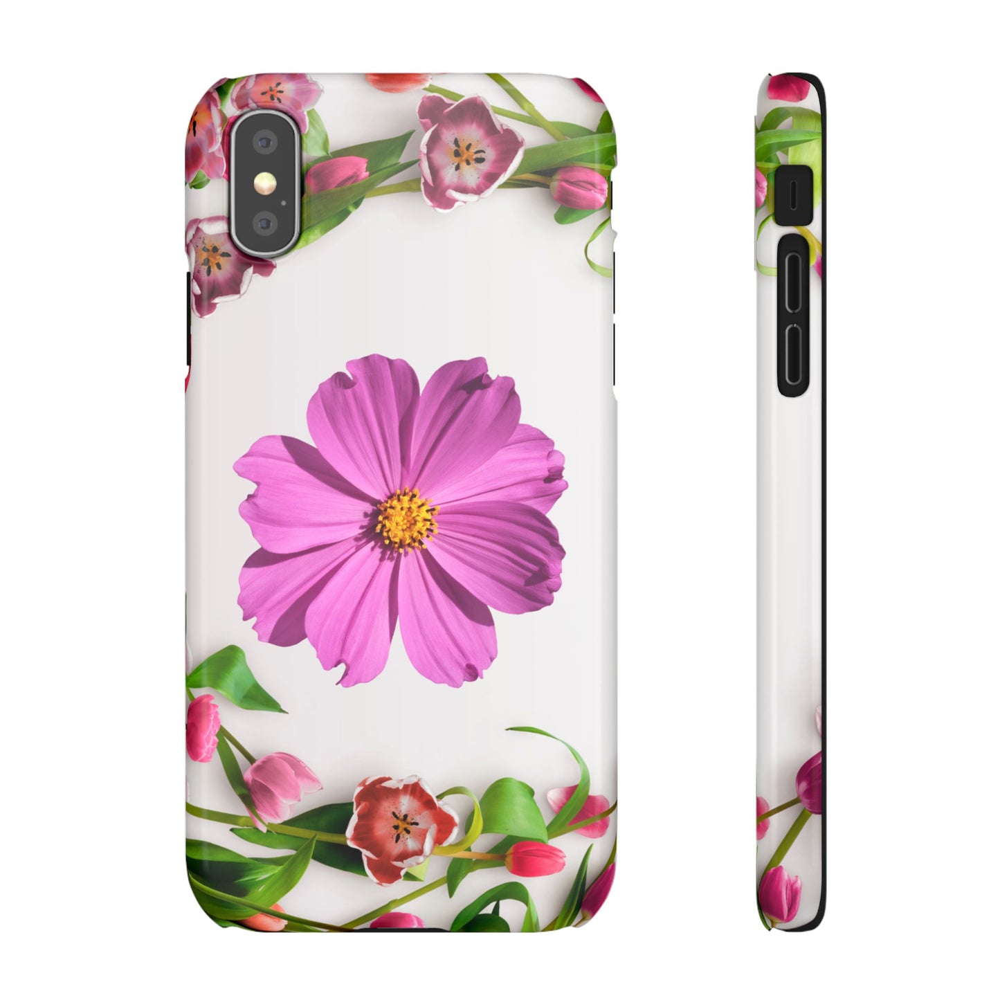 Snap Case- Elegant Flower Design