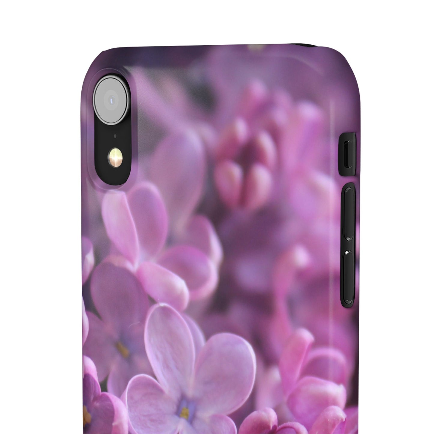 Snap Cases – Vibrant Purple Blossom Design for a Personalized Touch