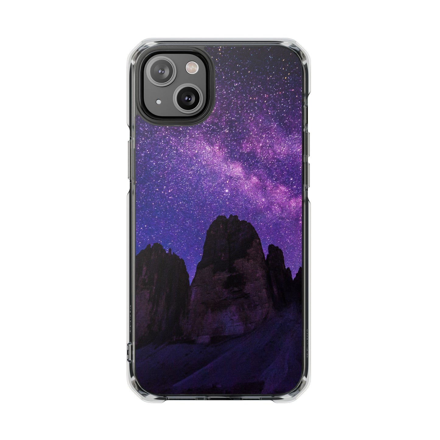 Magnetic Clear Impact Case- Stunning Starry Design