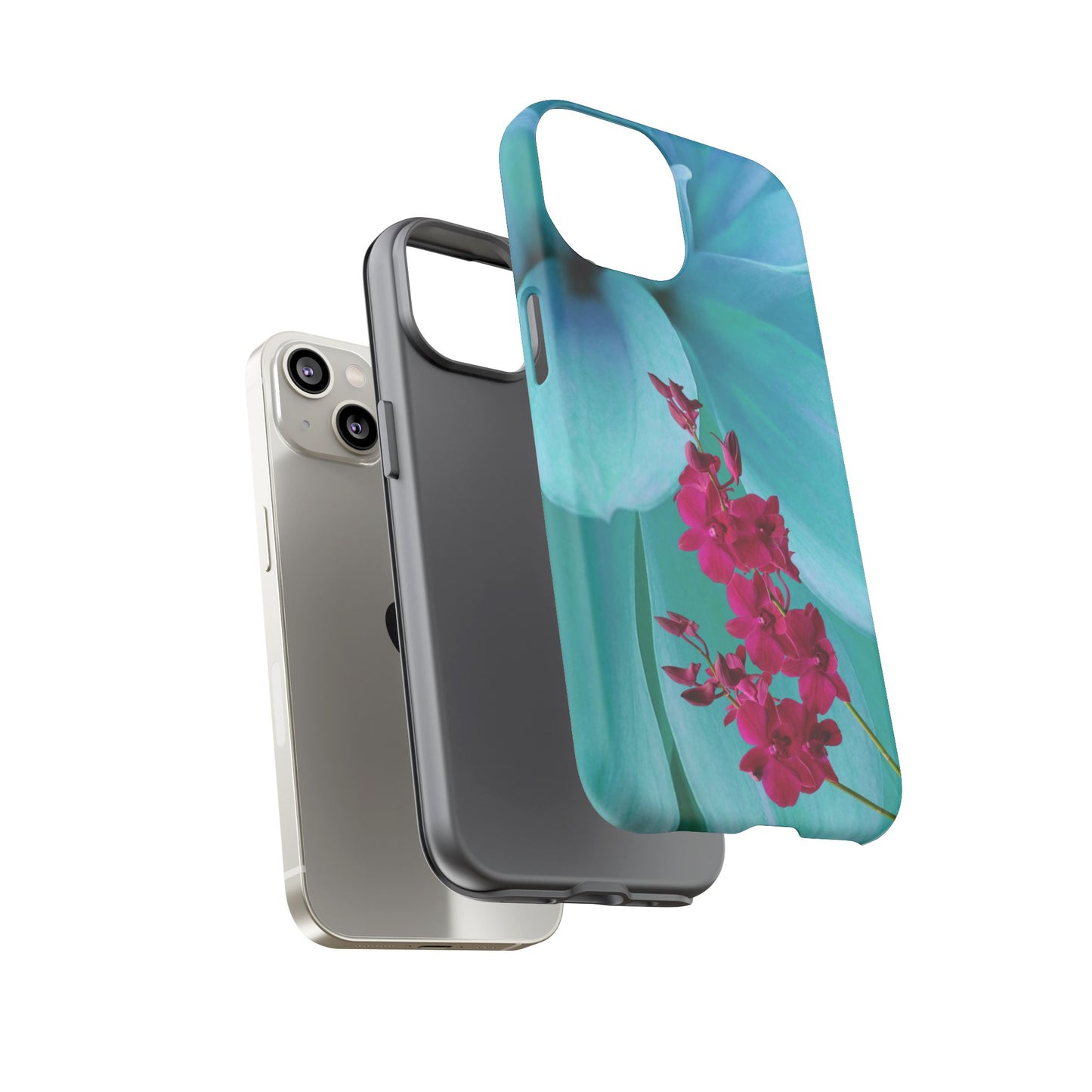 Tough Phone Case - Elegant Orchid Design