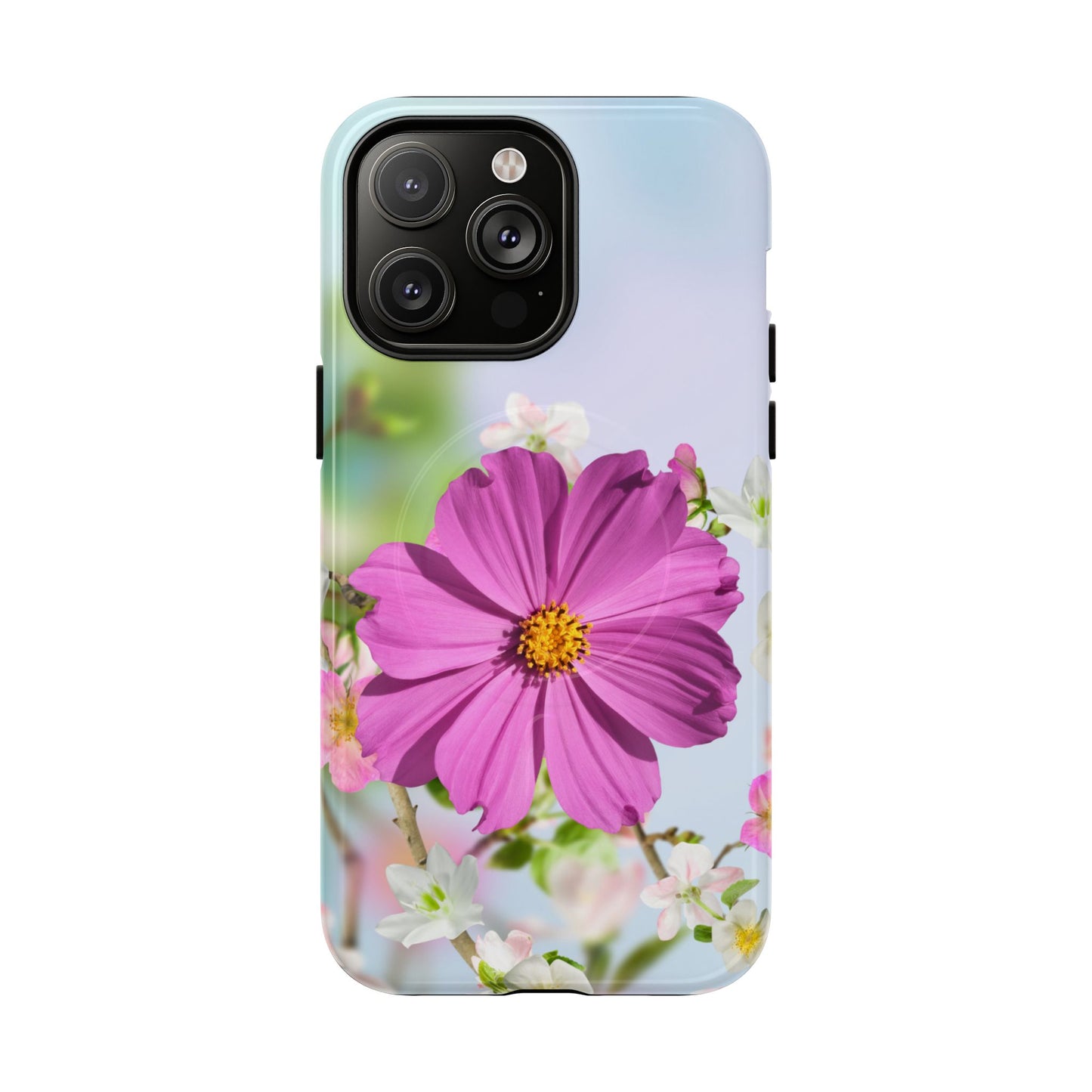 Tough Magnetic Phone Case - Vibrant Flower Design for Nature Lovers