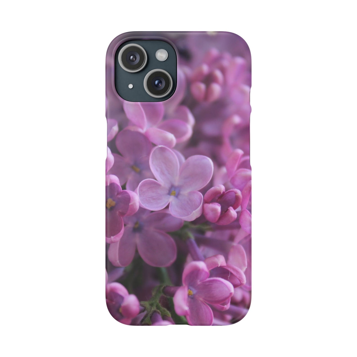 Snap Cases – Vibrant Purple Blossom Design for a Personalized Touch