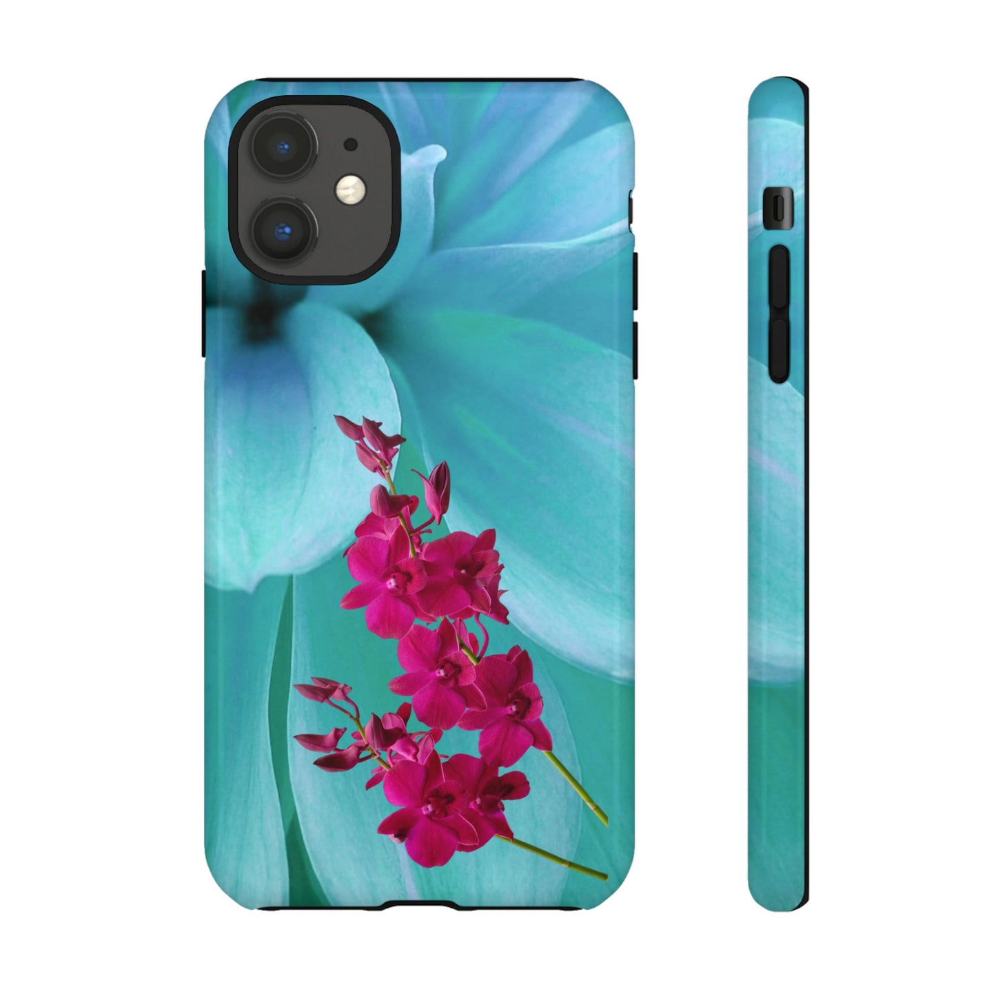 Tough Phone Case - Elegant Orchid Design