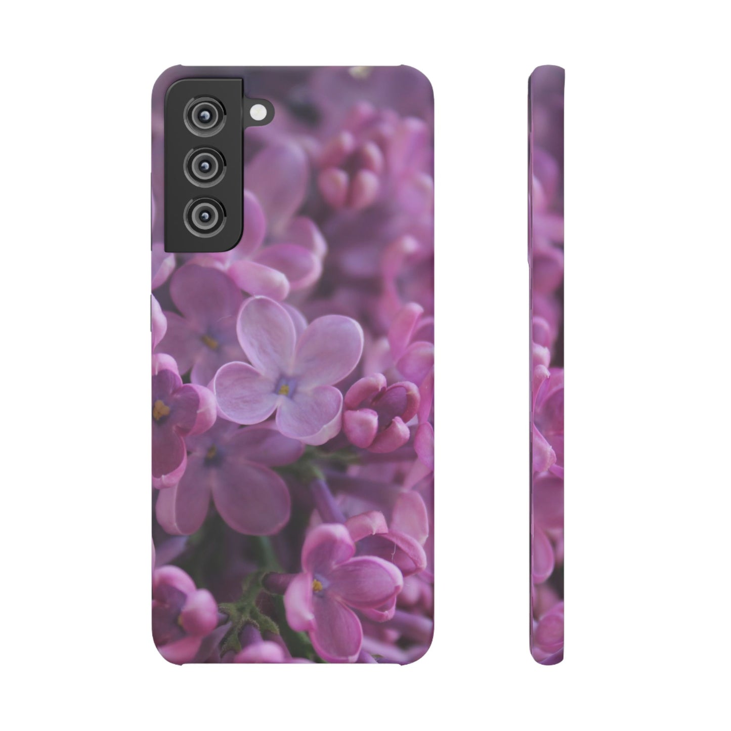 Snap Cases – Vibrant Purple Blossom Design for a Personalized Touch