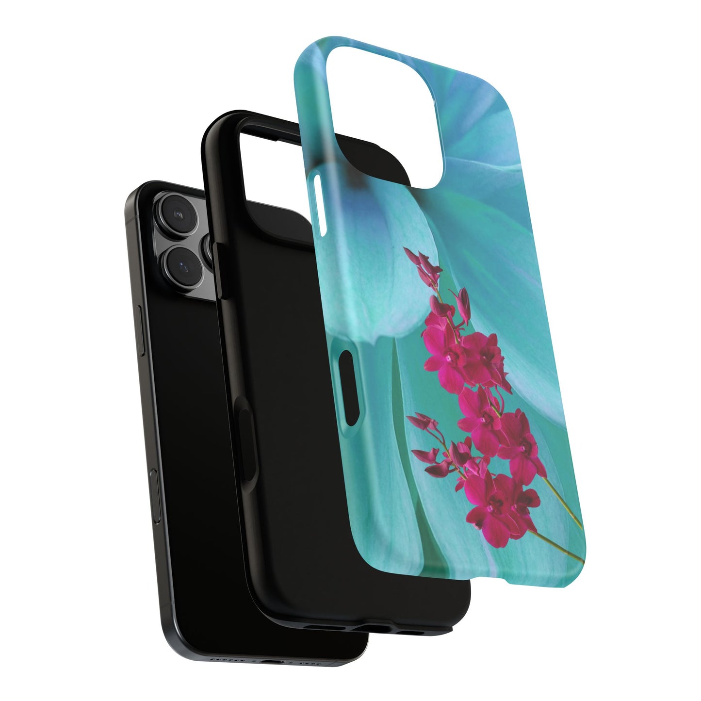 Tough Phone Case - Elegant Orchid Design