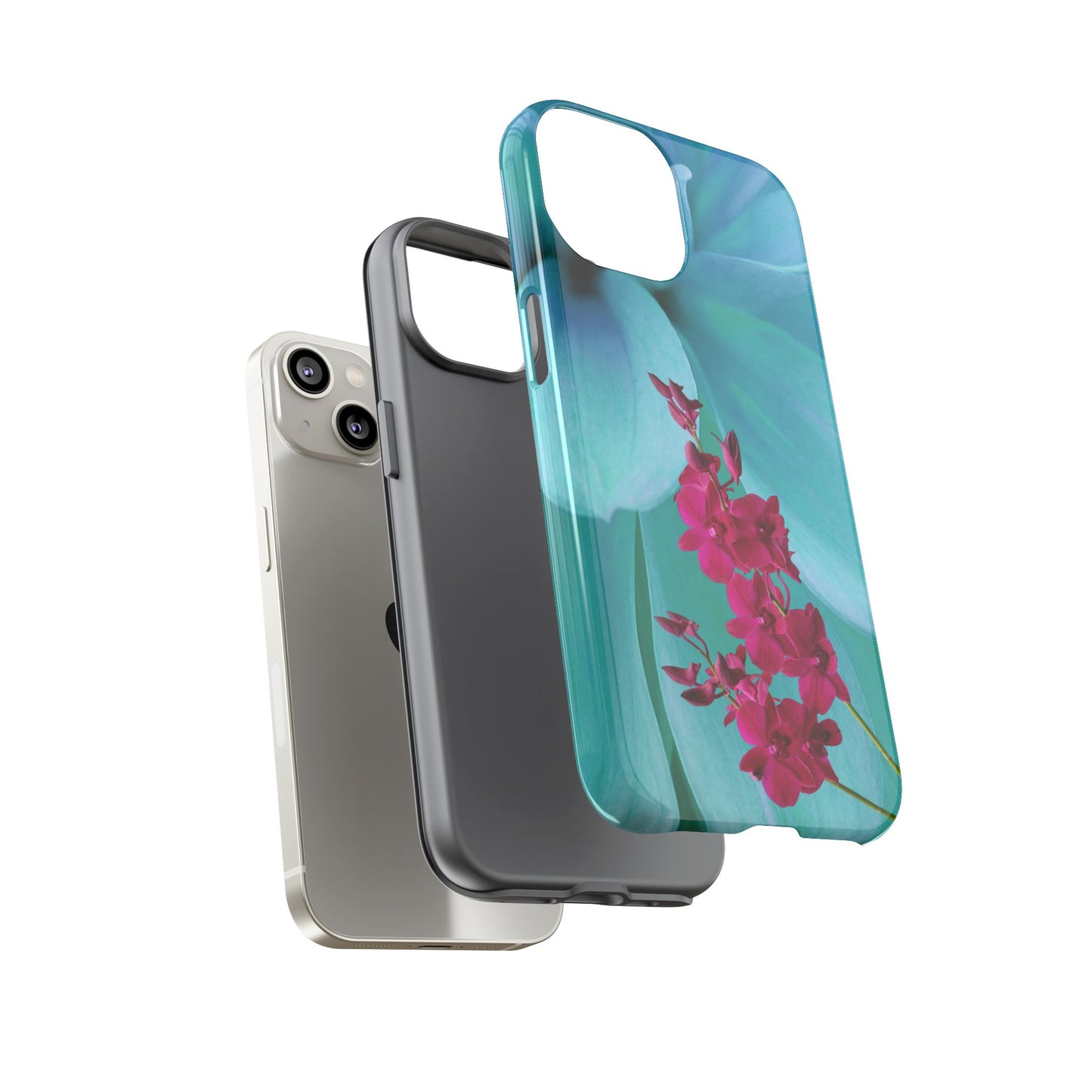 Tough Phone Case - Elegant Orchid Design