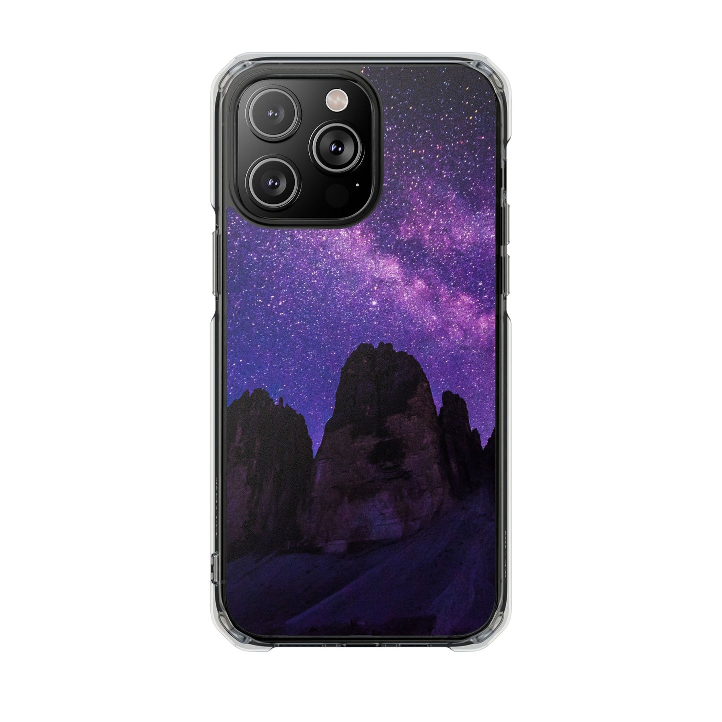 Magnetic Clear Impact Case- Stunning Starry Design