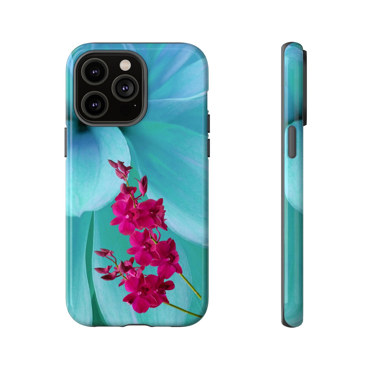 Tough Phone Case - Elegant Orchid Design