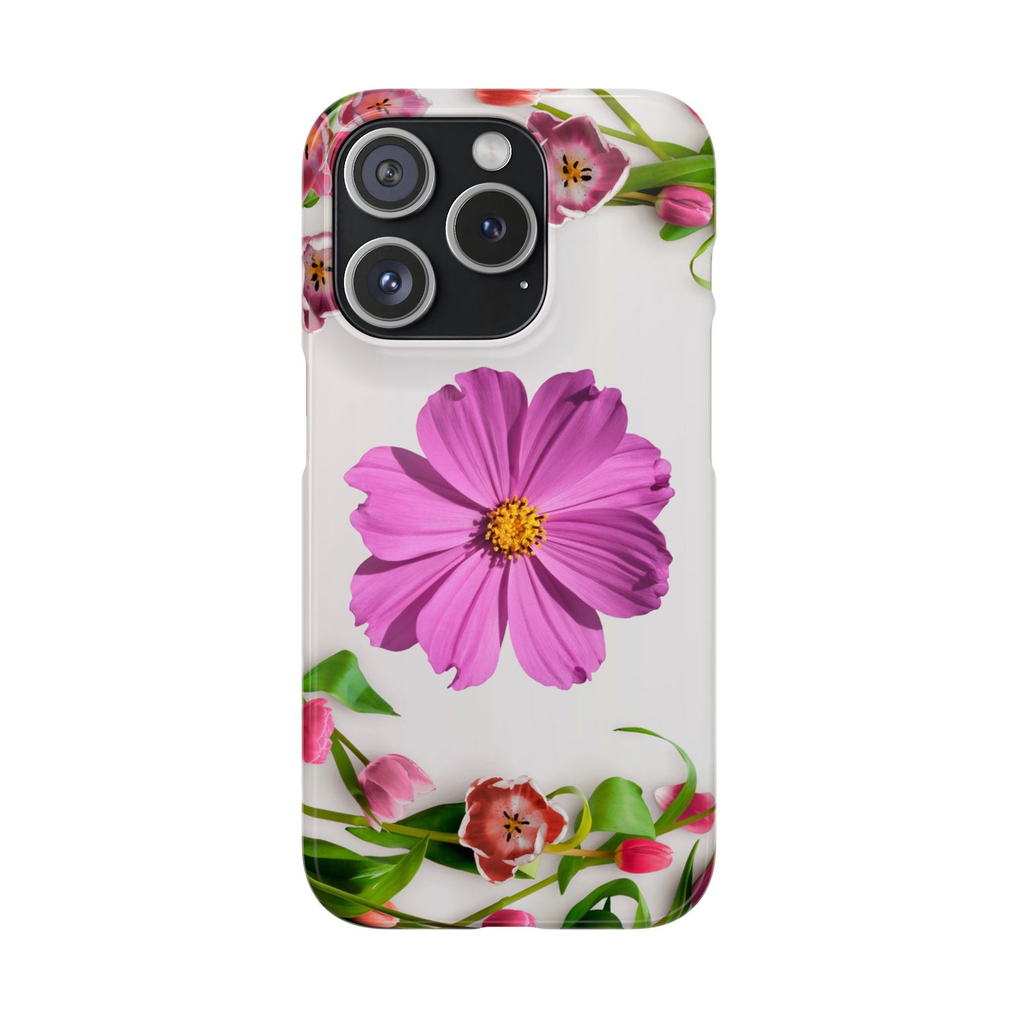 Snap Case- Elegant Flower Design