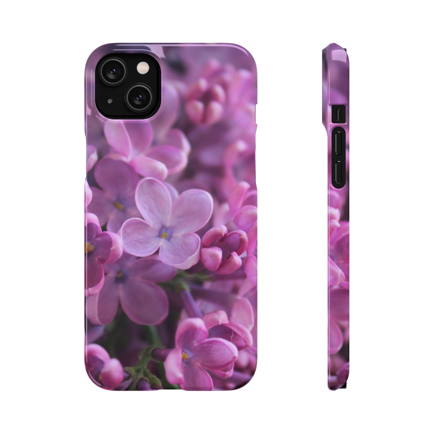 Snap Cases – Vibrant Purple Blossom Design for a Personalized Touch