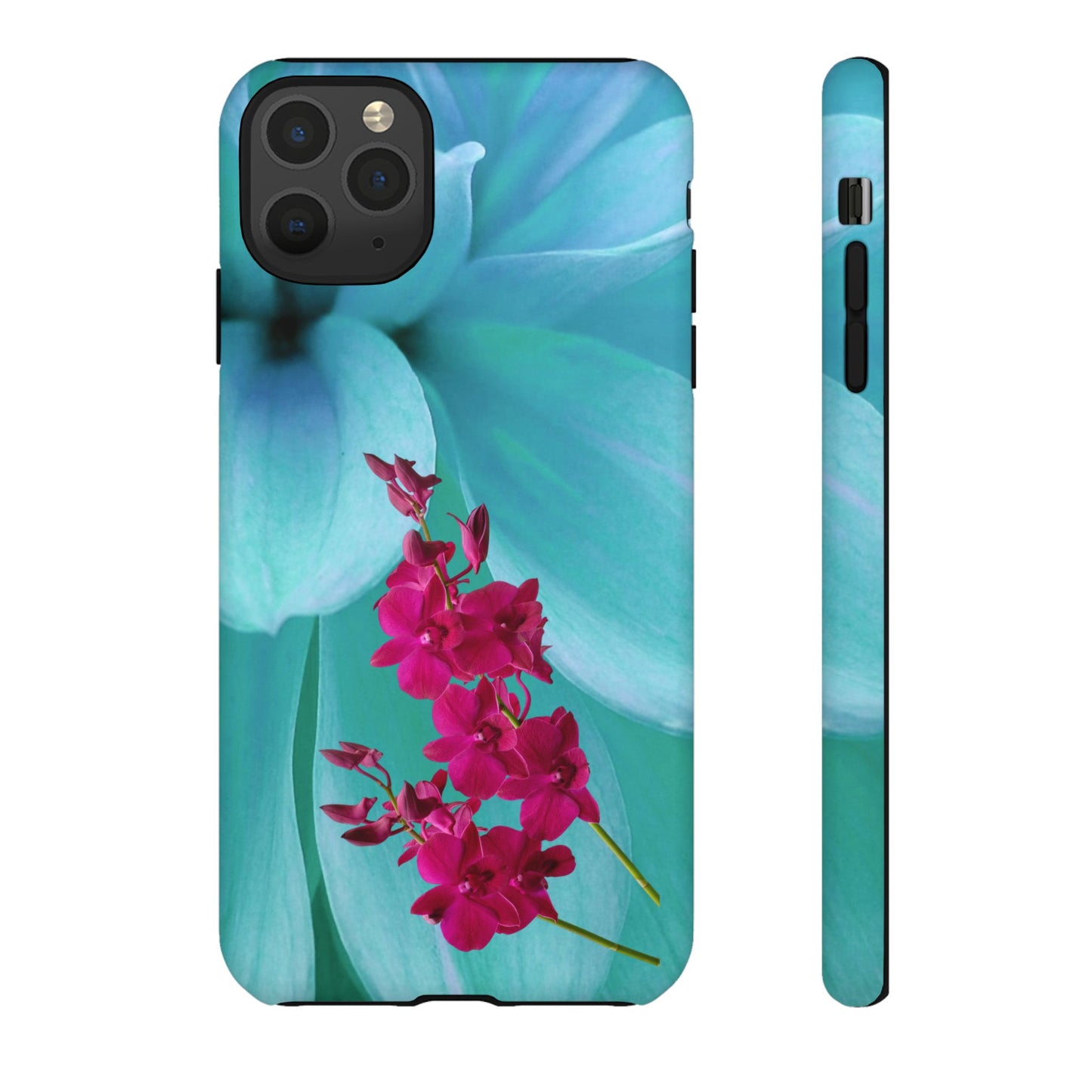 Tough Phone Case - Elegant Orchid Design