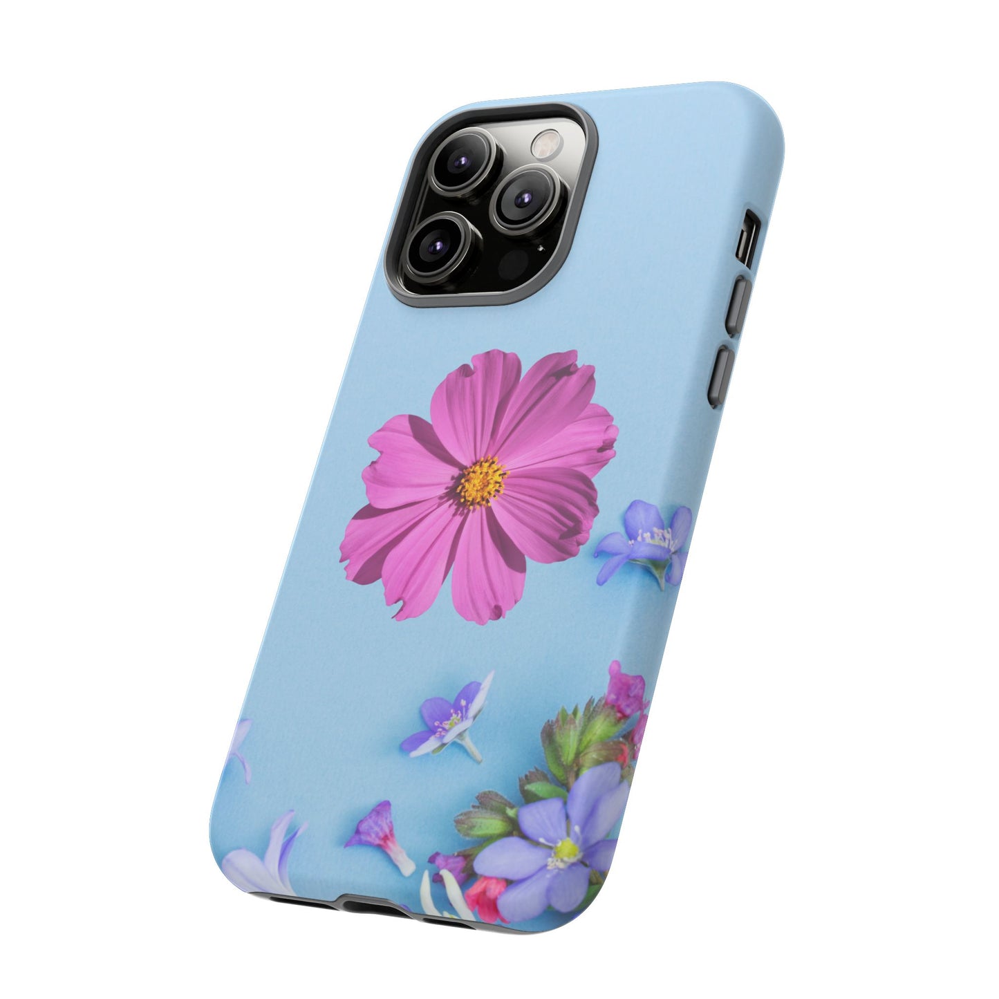 Tough Phone Case - Durable Protection with Vibrant Flower Design