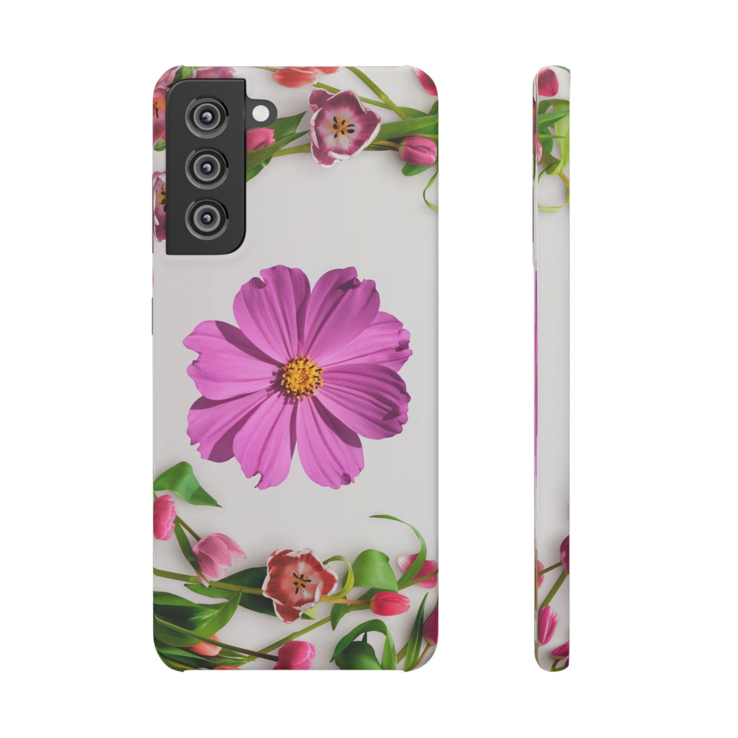 Snap Case- Elegant Flower Design