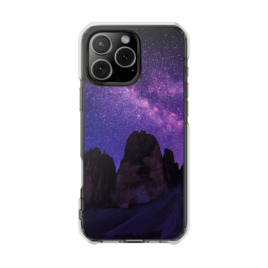 Magnetic Clear Impact Case- Stunning Starry Design