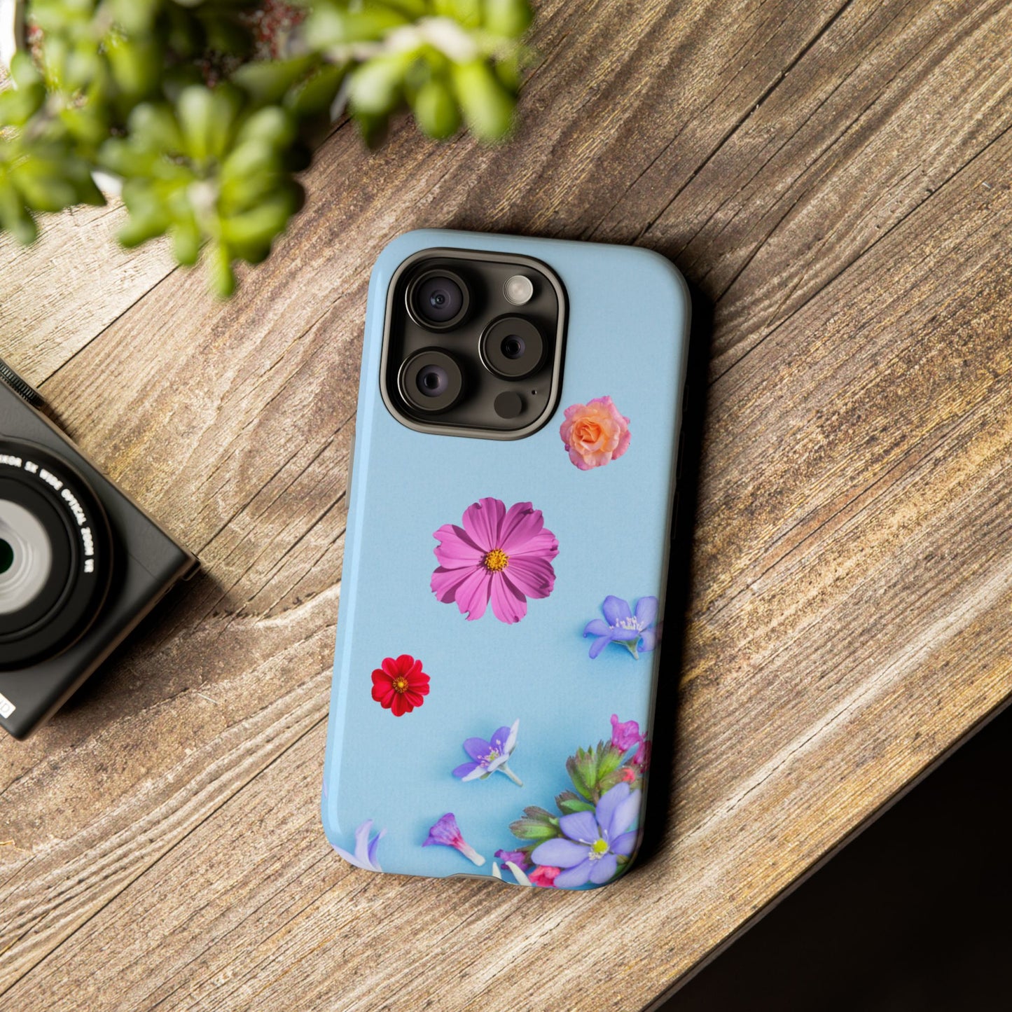 Tough Phone Case - Colorful Flower Design for Spring & Summer