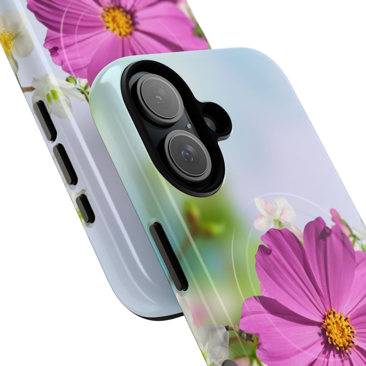 Tough Magnetic Phone Case - Vibrant Flower Design for Nature Lovers