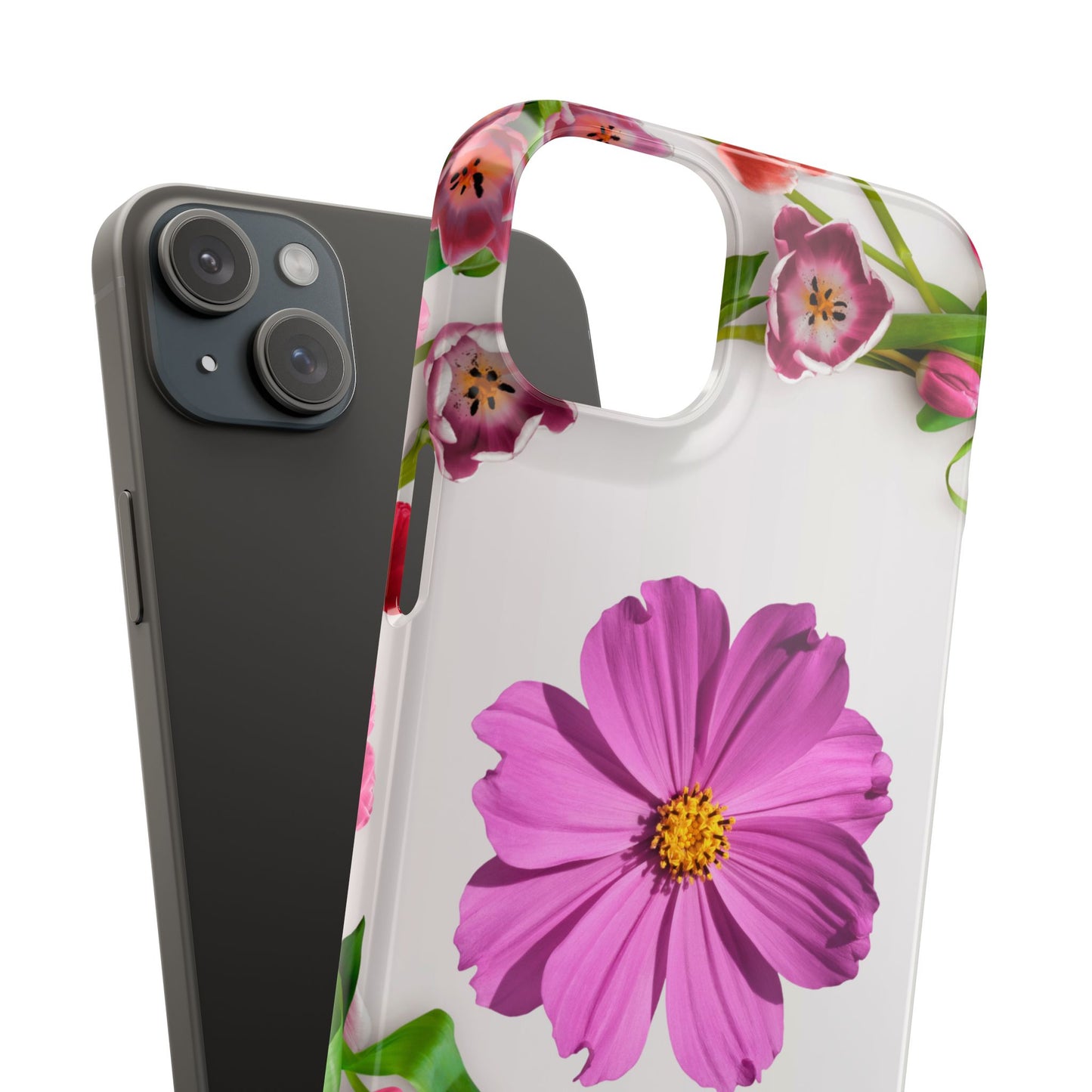 Snap Case- Elegant Flower Design