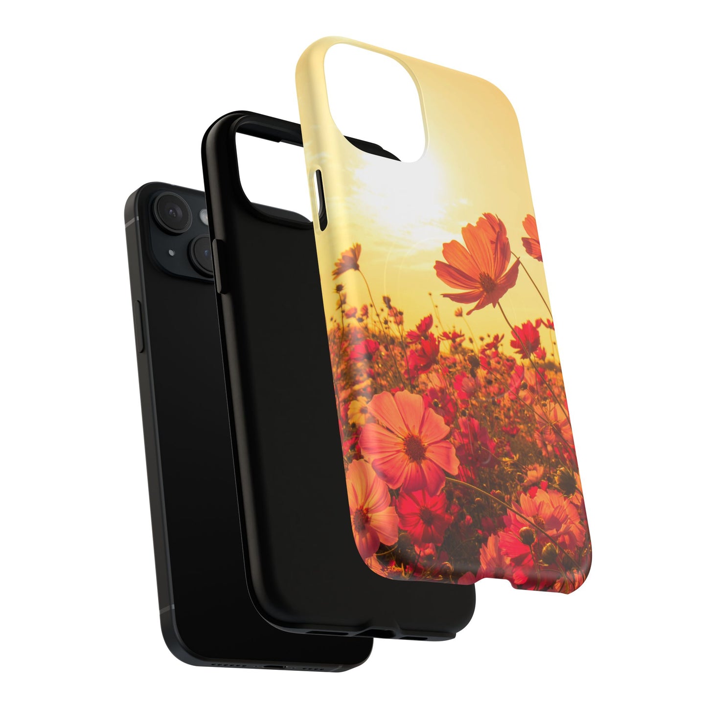 Tough Magnetic Phone Case – Vibrant Floral  and Stylish Protection for Nature Lovers