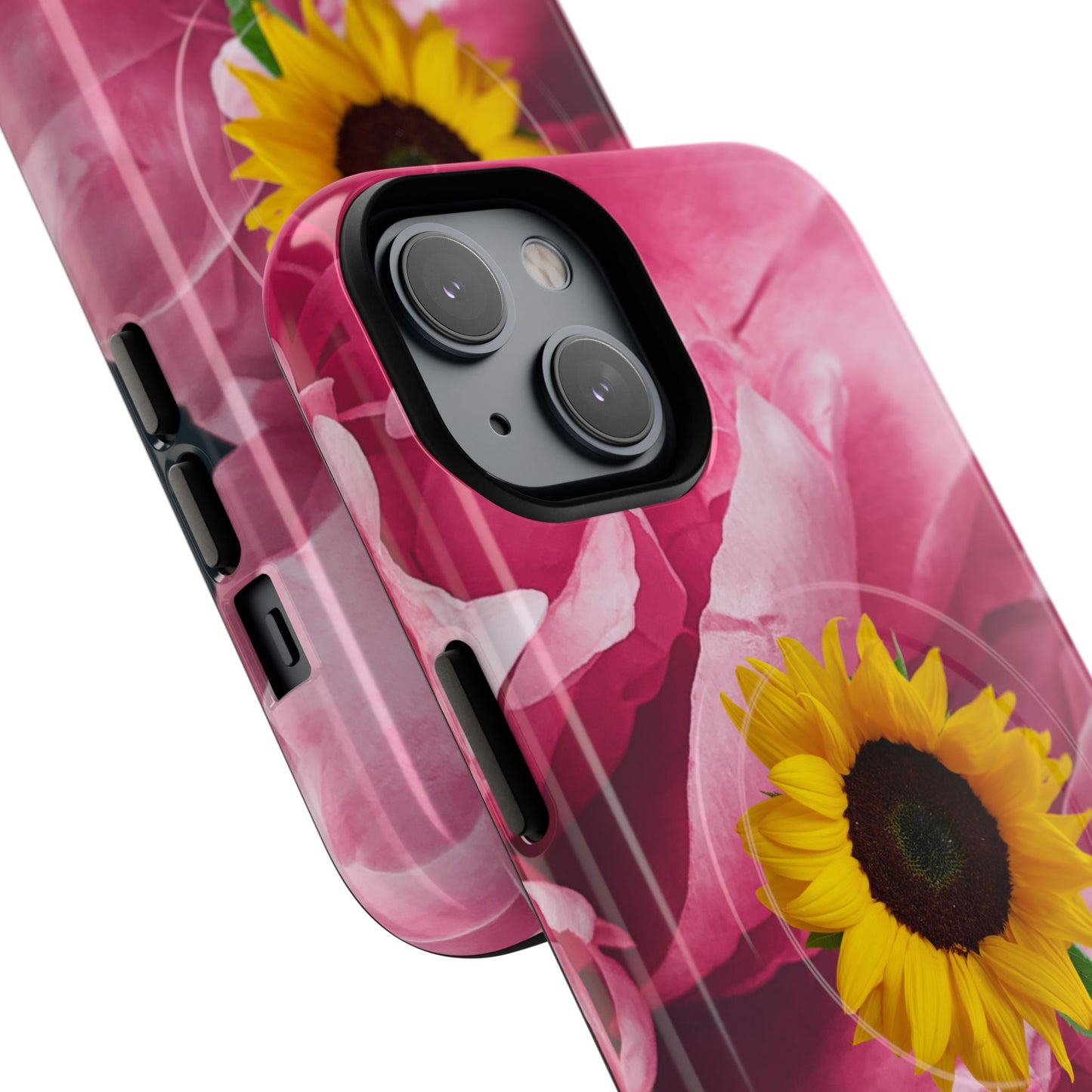 Tough Magnetic Phone Case- Sunflower Design