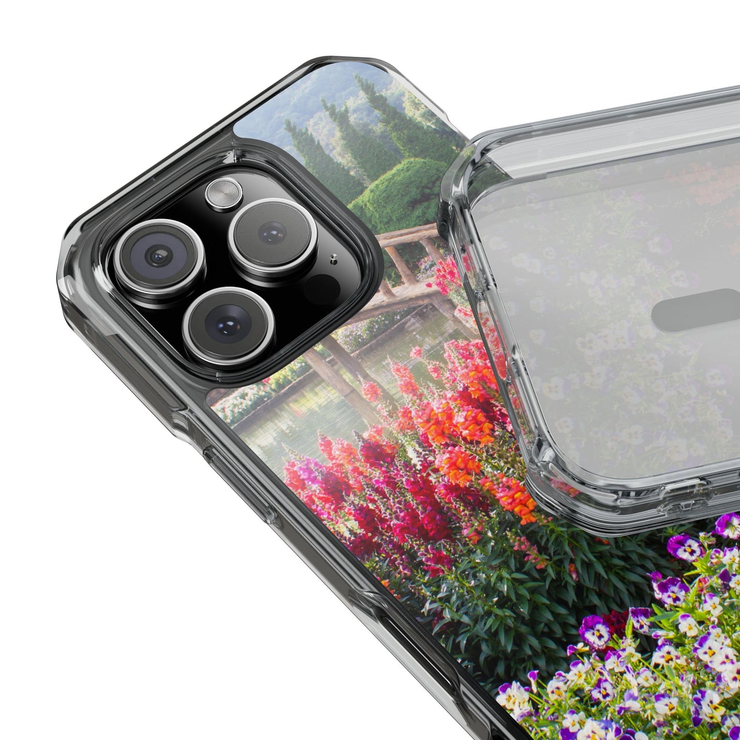 Magnetic Clear Impact Case - Nature-Inspired Phone Protection