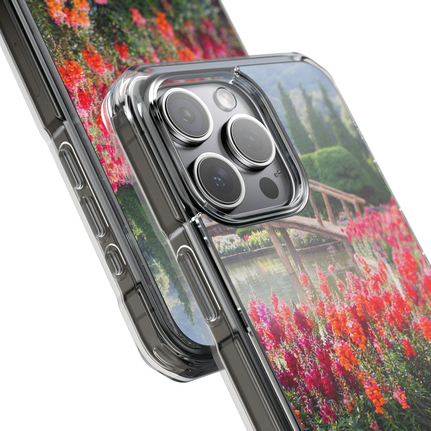 Magnetic Clear Impact Case - Nature-Inspired Phone Protection