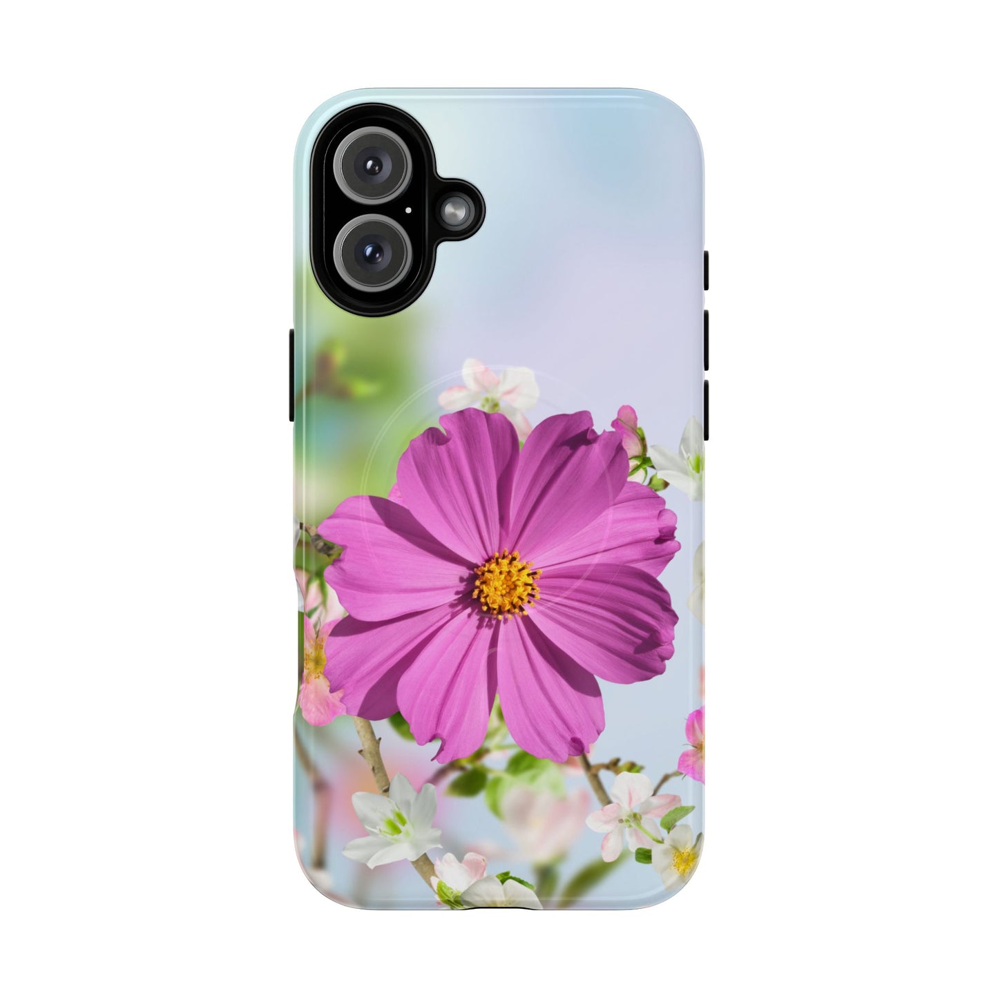 Tough Magnetic Phone Case - Vibrant Flower Design for Nature Lovers