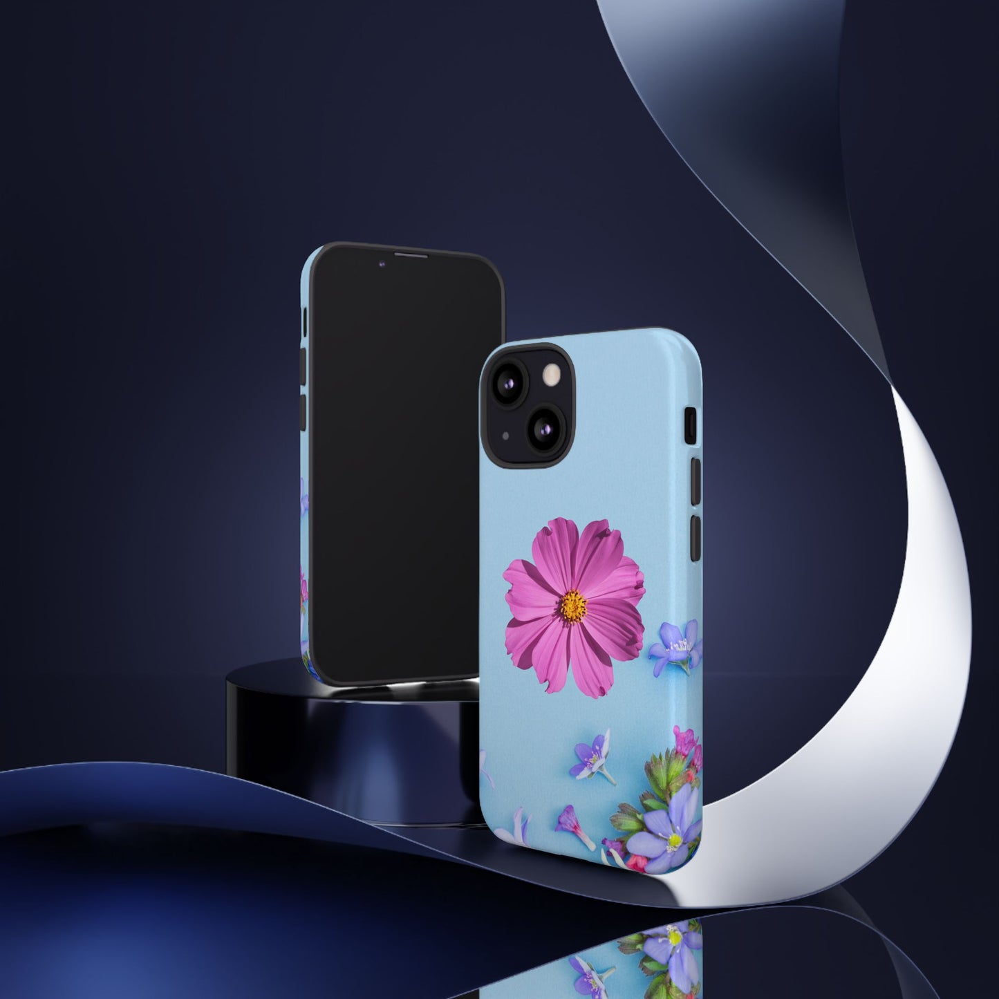 Tough Phone Case - Durable Protection with Vibrant Flower Design