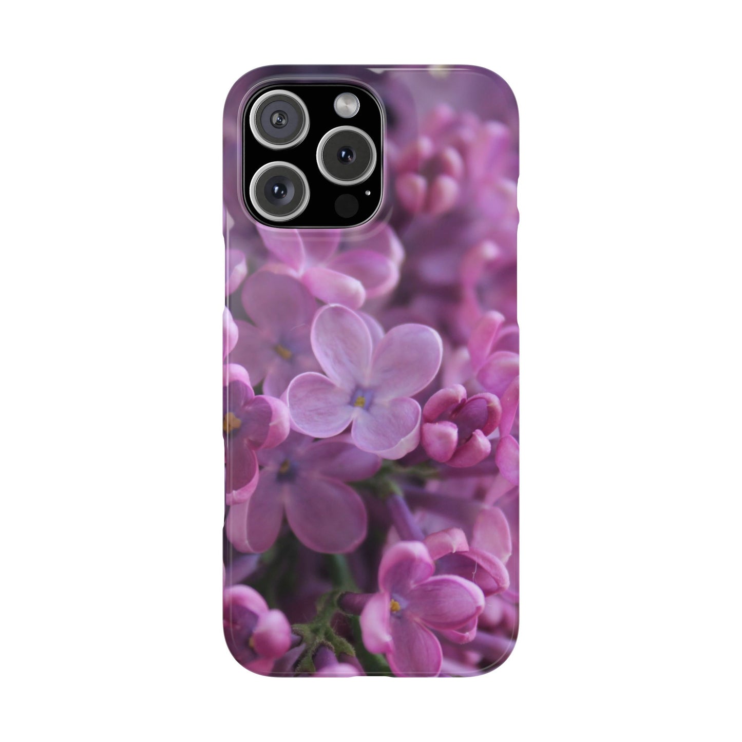 Snap Cases – Vibrant Purple Blossom Design for a Personalized Touch