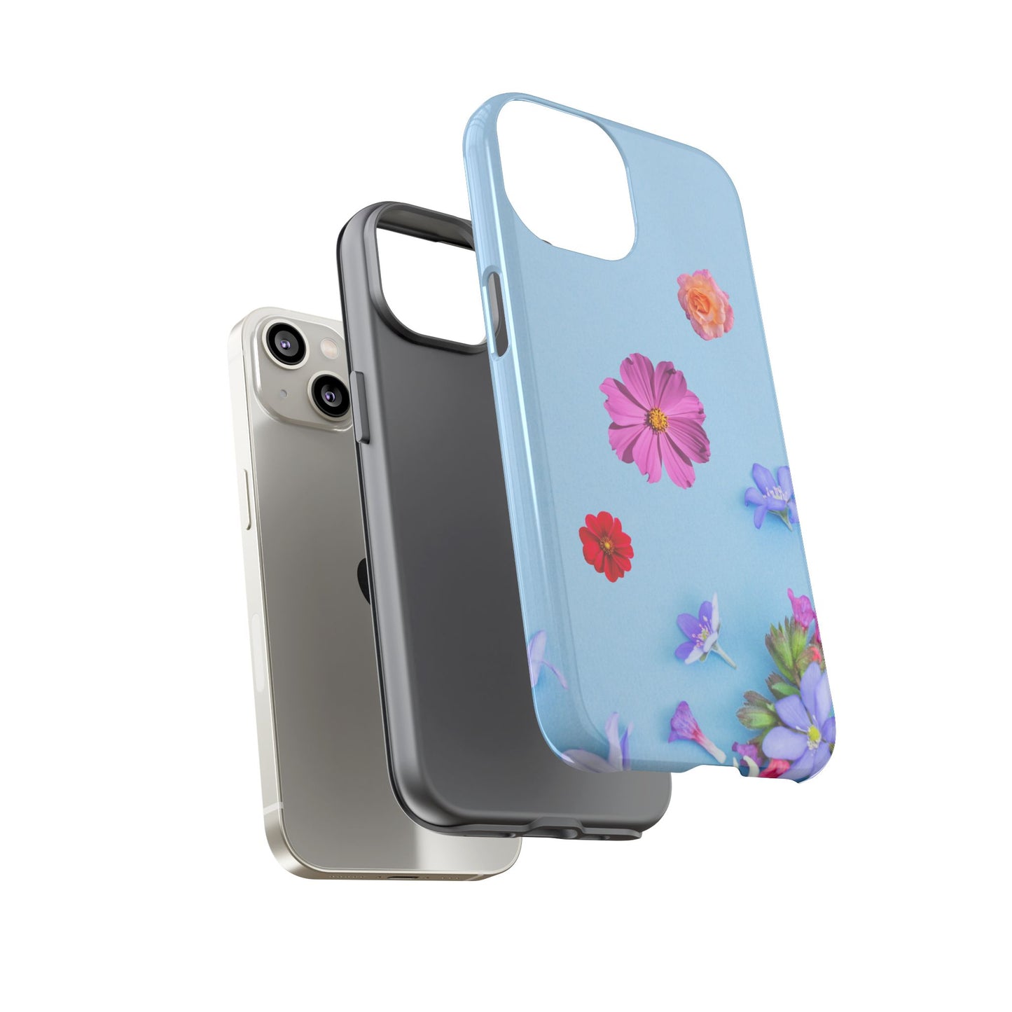 Tough Phone Case - Colorful Flower Design for Spring & Summer