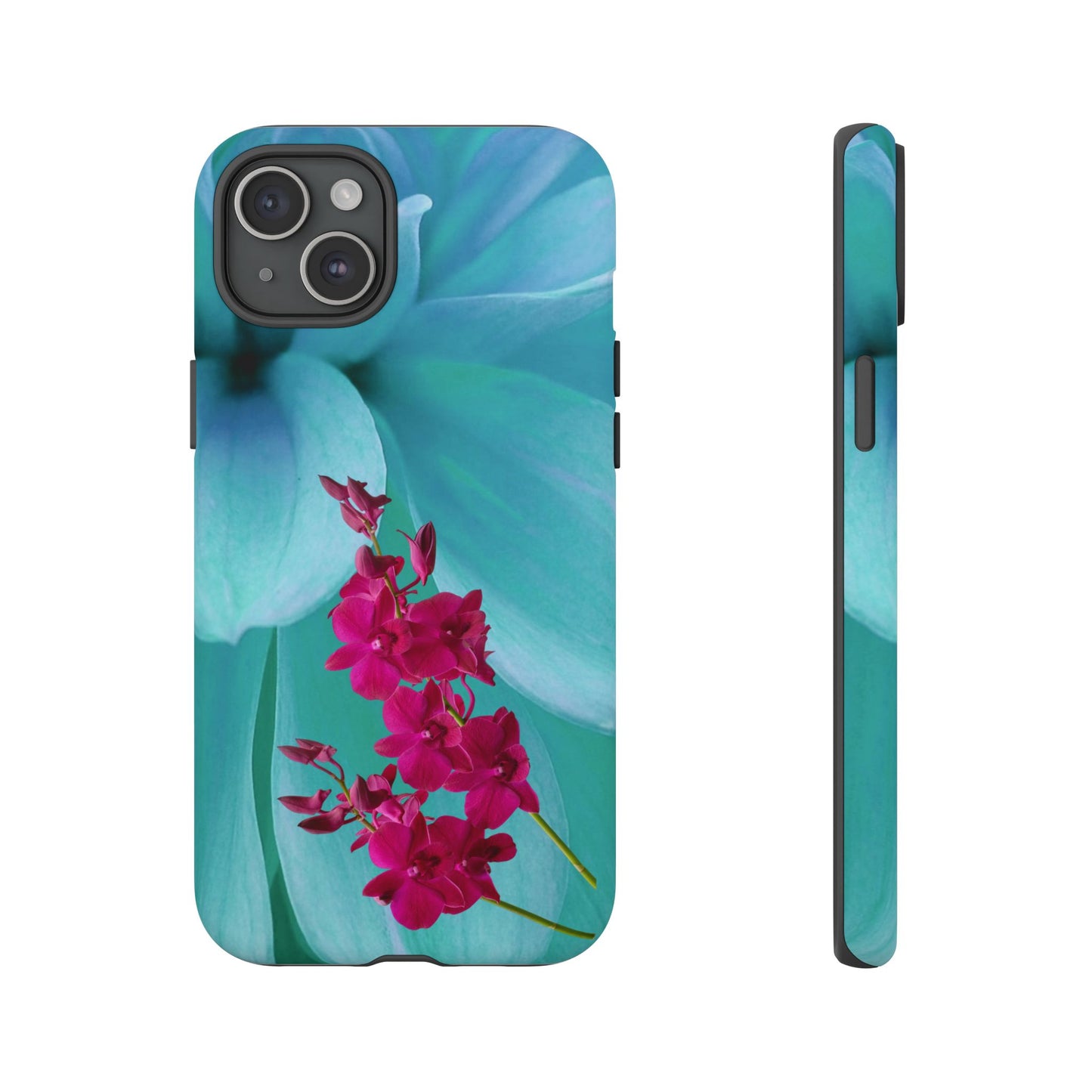 Tough Phone Case - Elegant Orchid Design