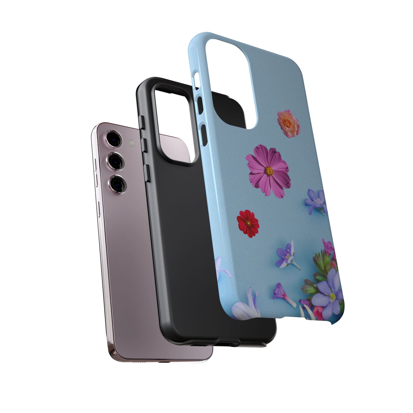 Tough Phone Case - Colorful Flower Design for Spring & Summer